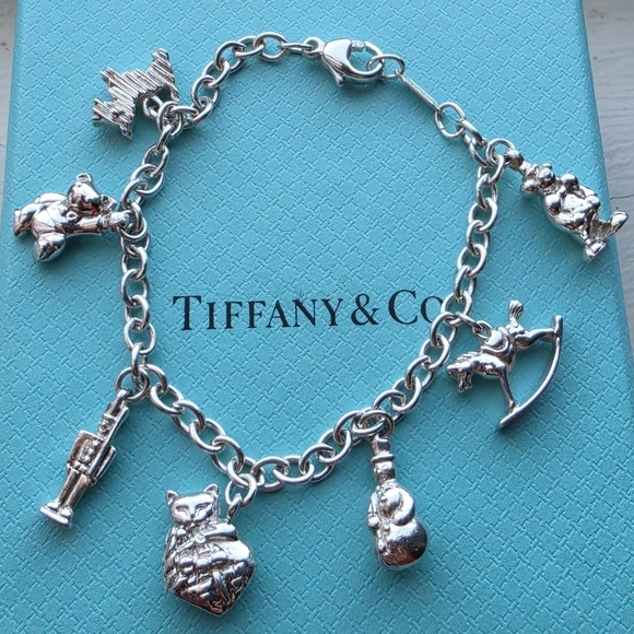 Tiffany & Co. Jewelry - Tiffany & Co. Christmas Toy Multi Charm Bracelet Snowman Toy Solider Horse